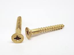 SCREWS BRASS 8" X 1"